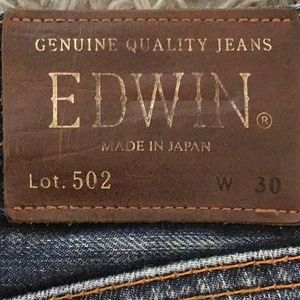 Edwin Straight Legs Jeans